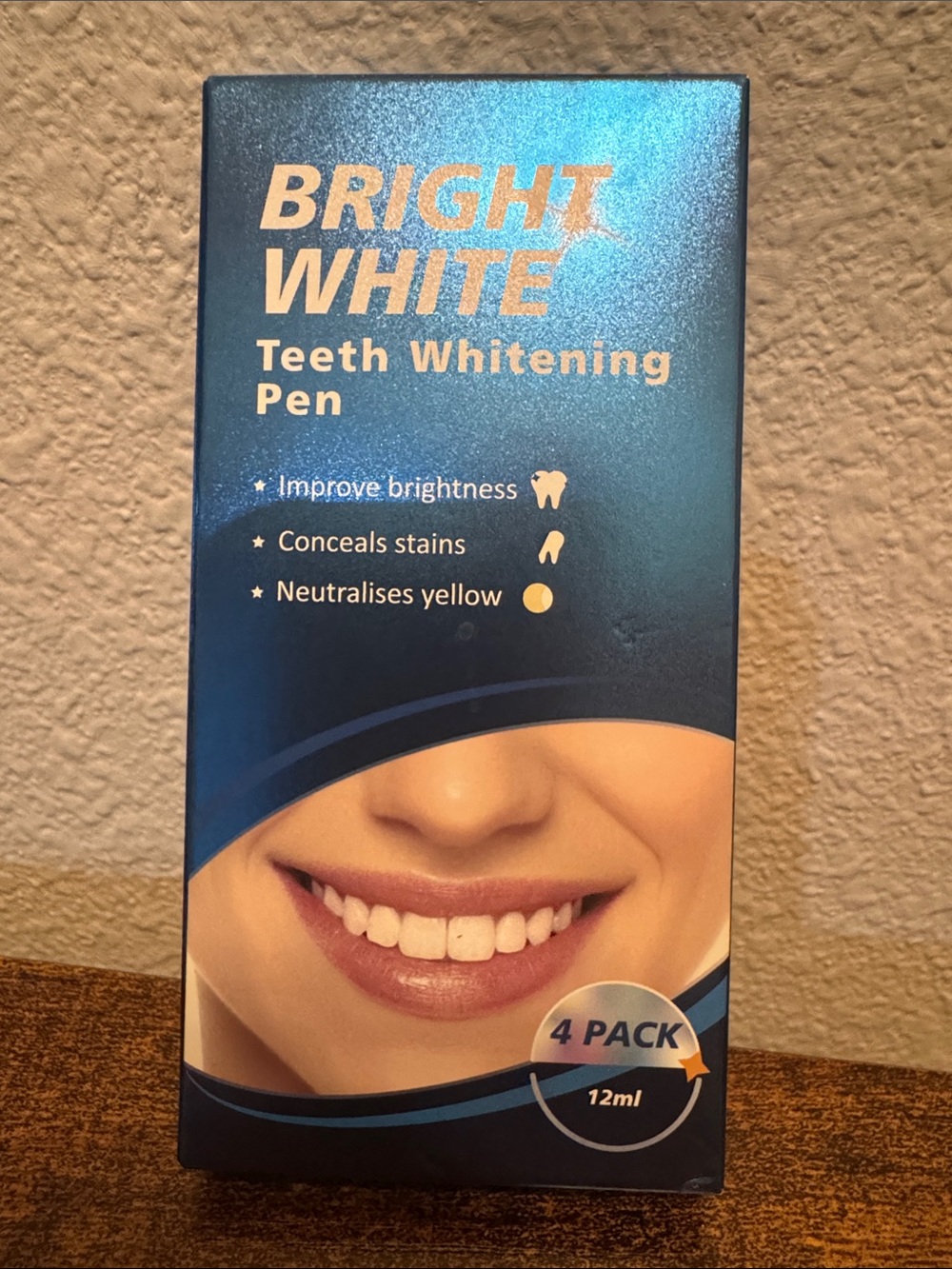 Teeth Whitening Pen -12ml - 4 Pack new in box